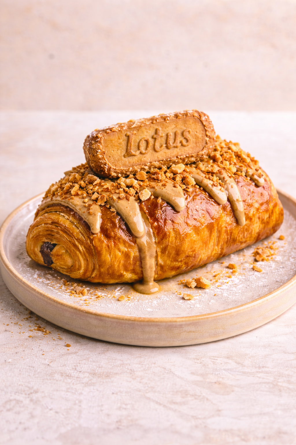 Lotus Biscoff Croissant