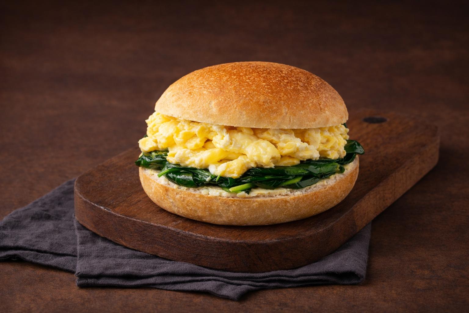Egg & Spinach Roll